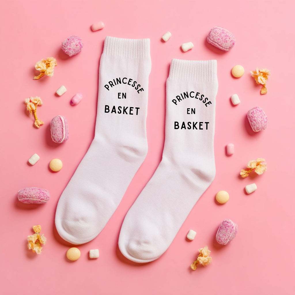 Chaussettes Princesse en basket