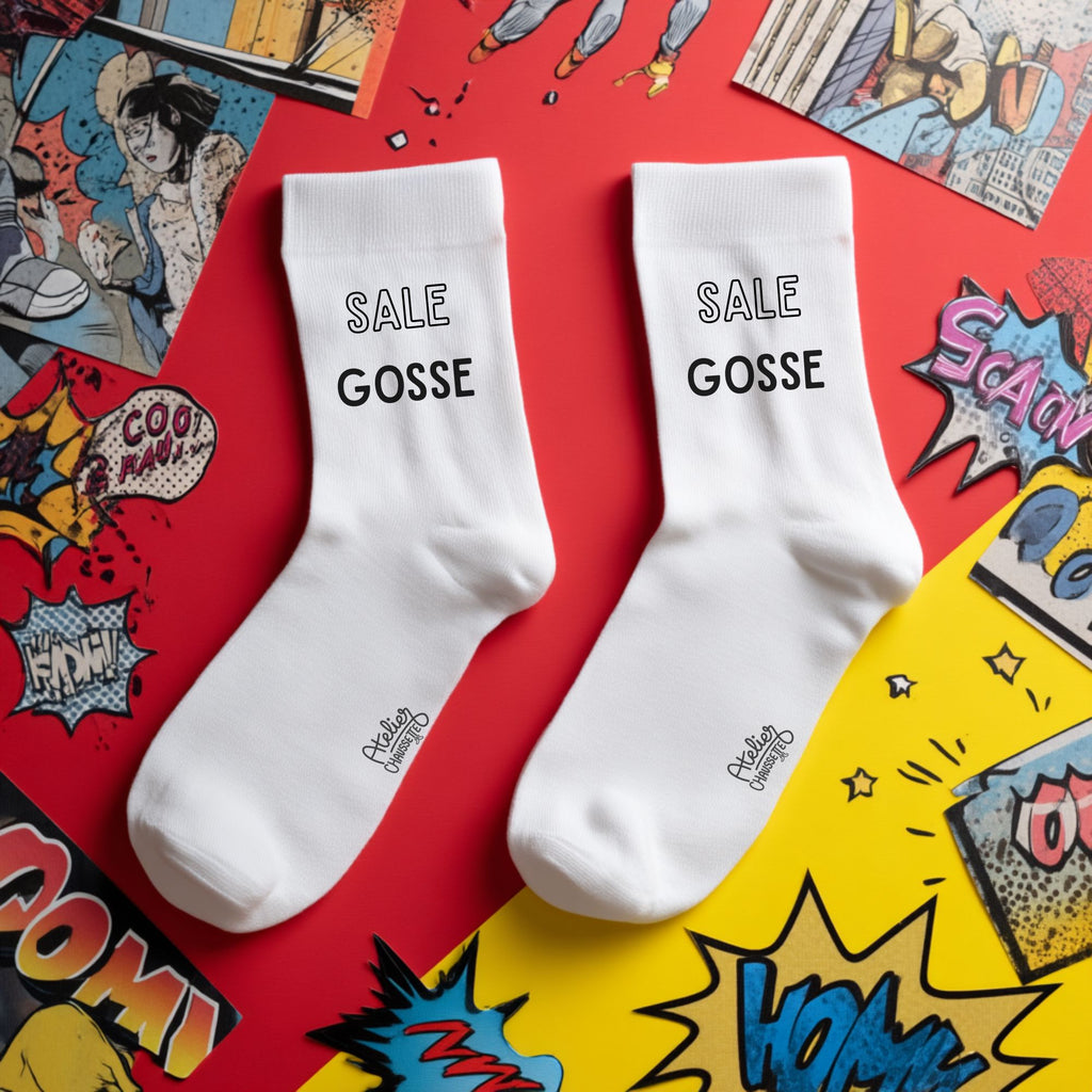 Chaussettes "Sale Gosse"