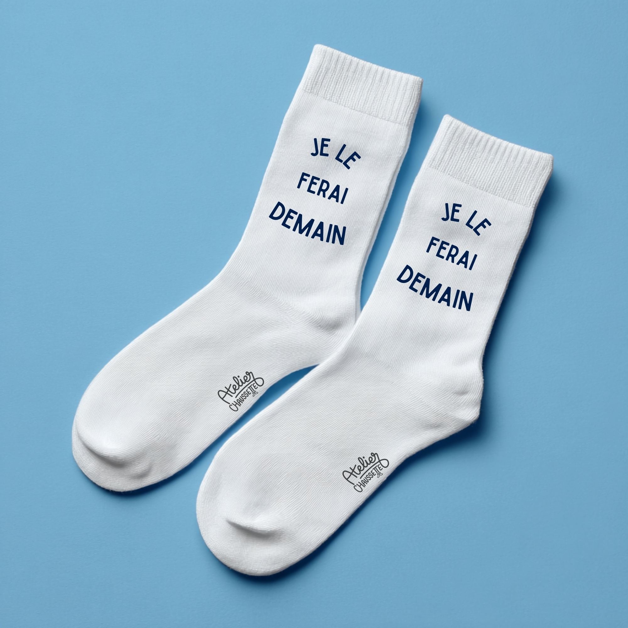 Chaussettes "Je le ferai demain"