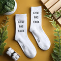Chaussettes "C'est pas faux"