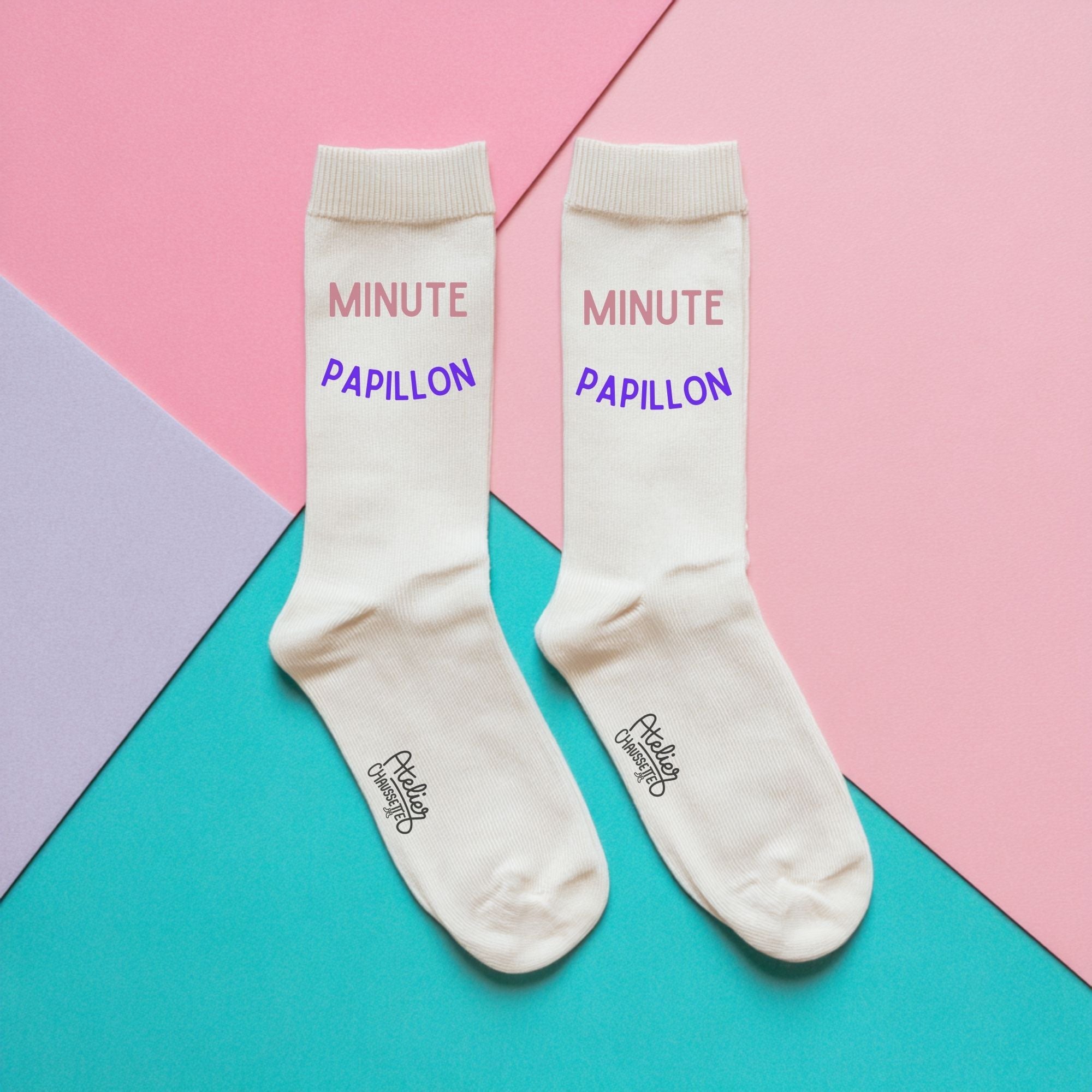 Chaussettes "Minute Papillon"