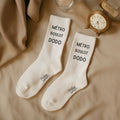Chaussettes "Métro boulot dodo"