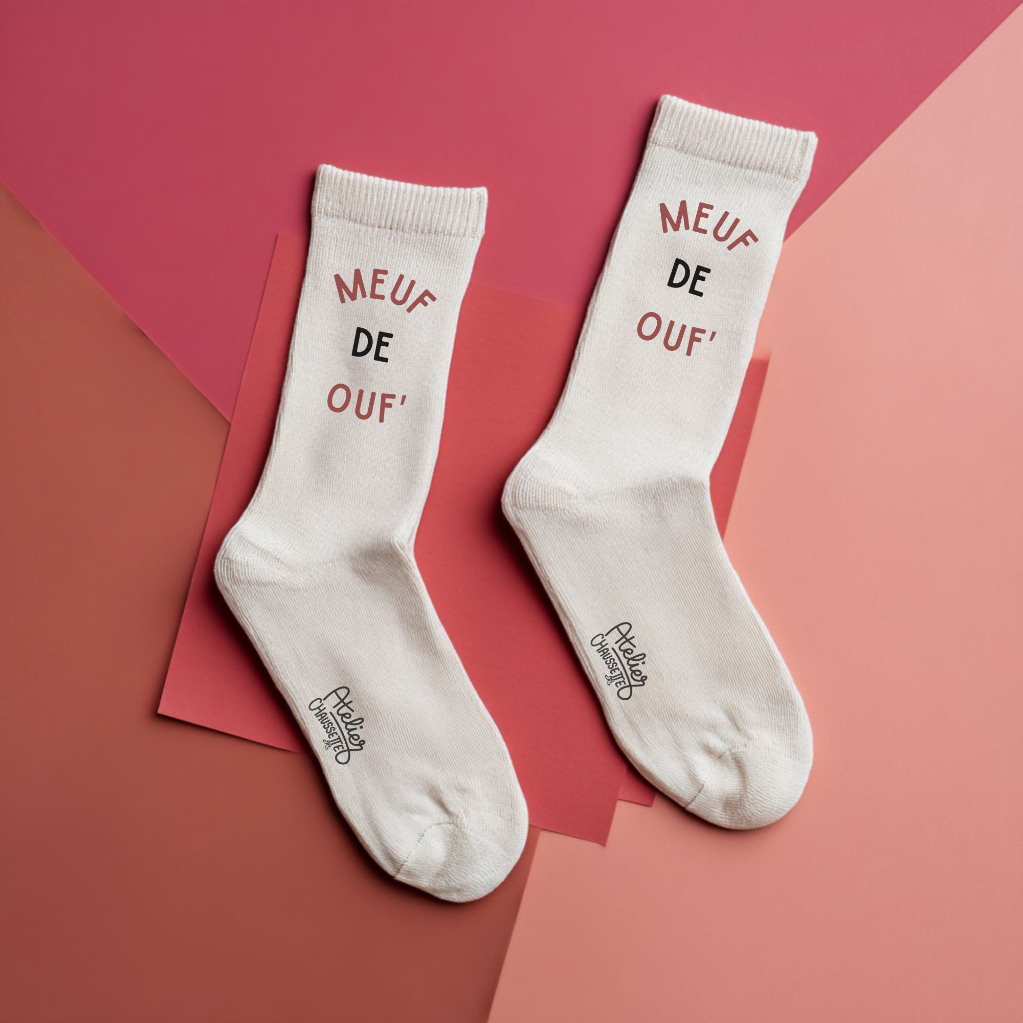 Chaussettes "Meuf de ouf'"