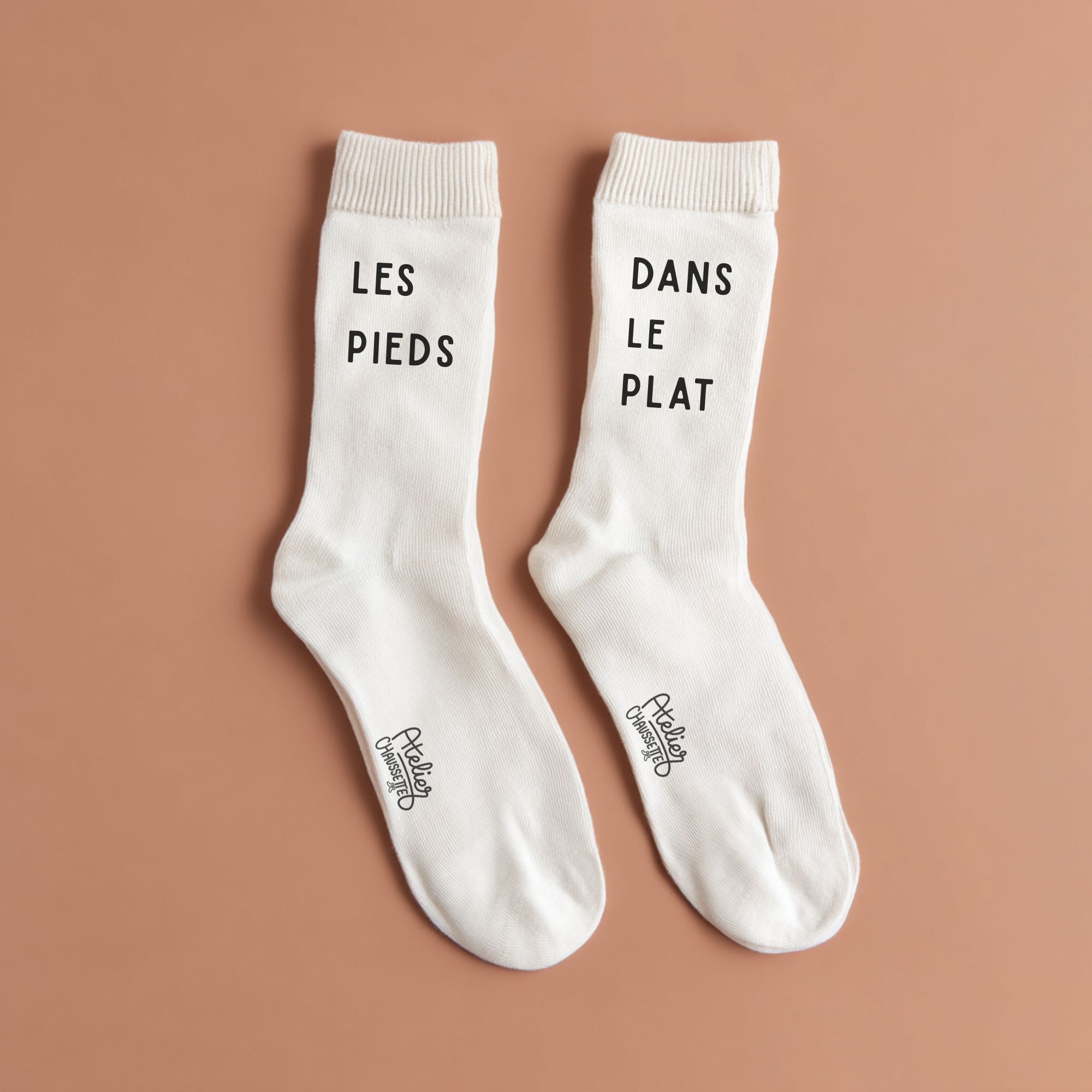 Chaussettes "Les pieds dans le plat"