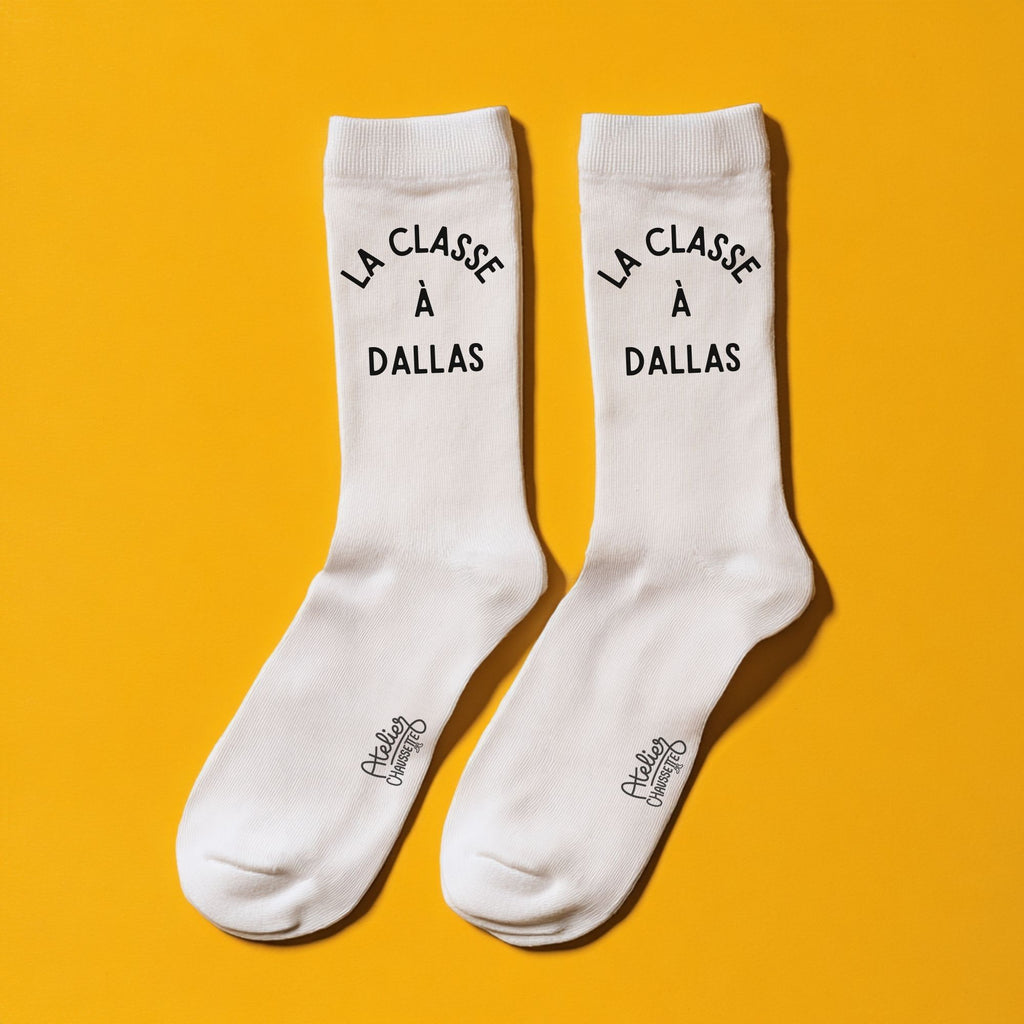 Chaussettes "La classe à Dallas"