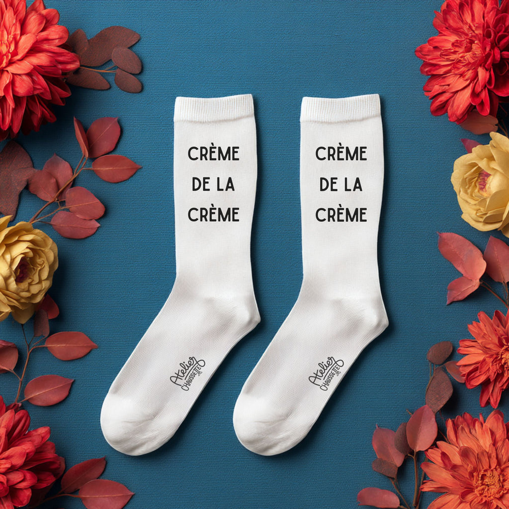 Chaussettes "crème de la crème"