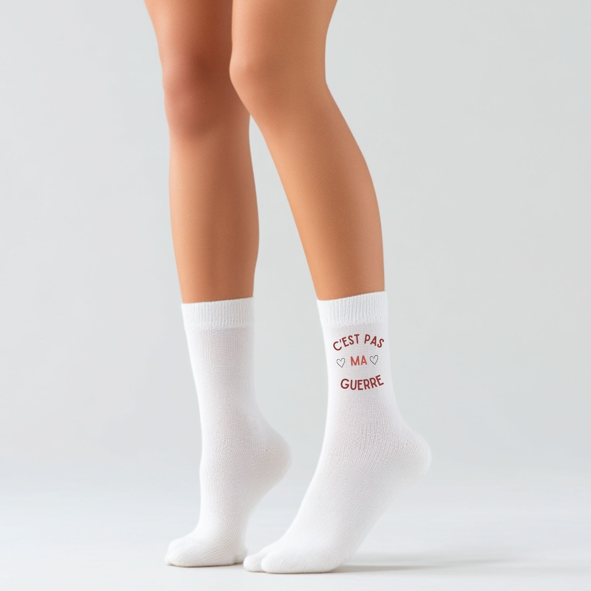 Chaussettes "C'est pas ma guerre"