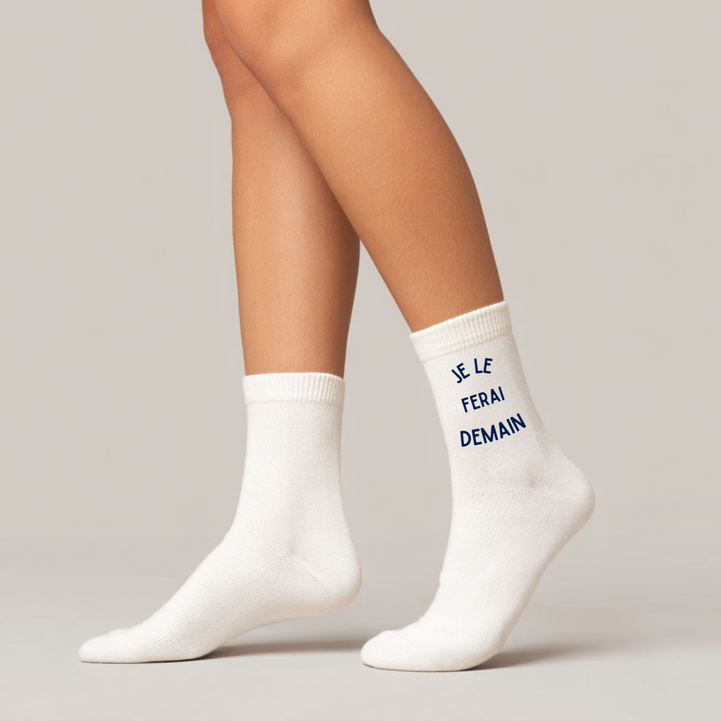 Chaussettes "Je le ferai demain"
