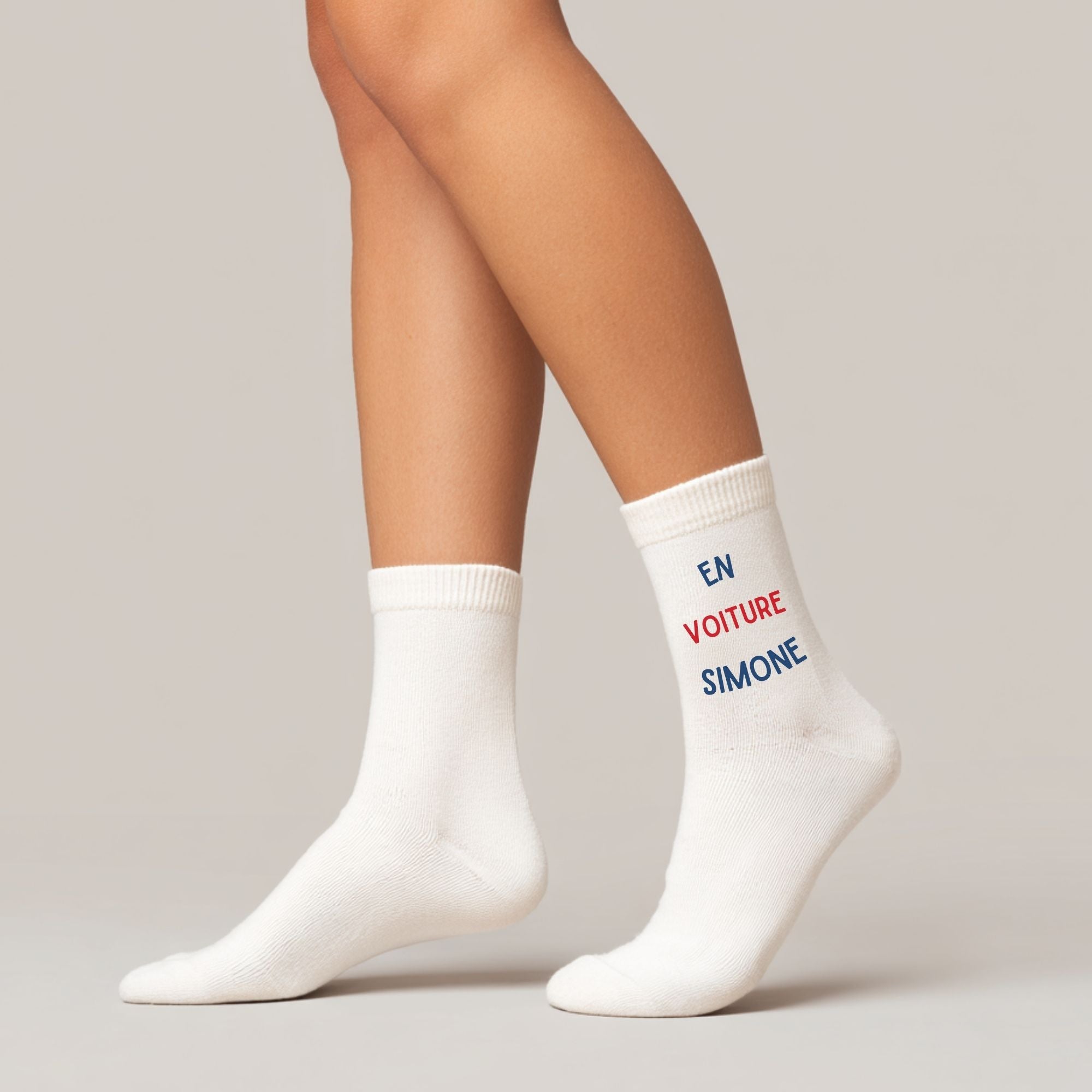 Chaussettes "En voiture Simone"