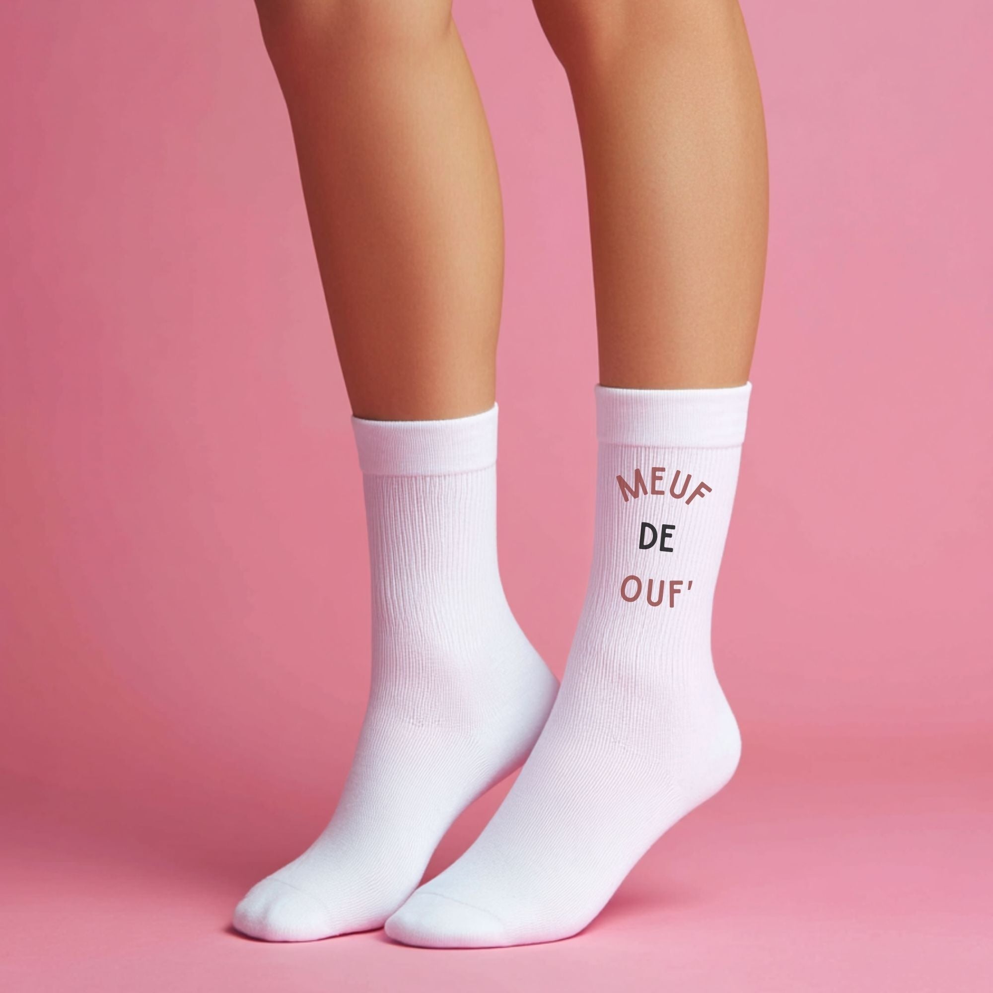 Chaussettes "Meuf de ouf'"