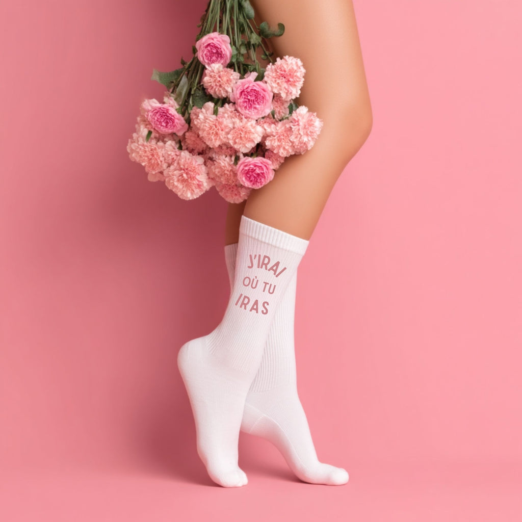 Chaussettes "J'irai où tu iras"
