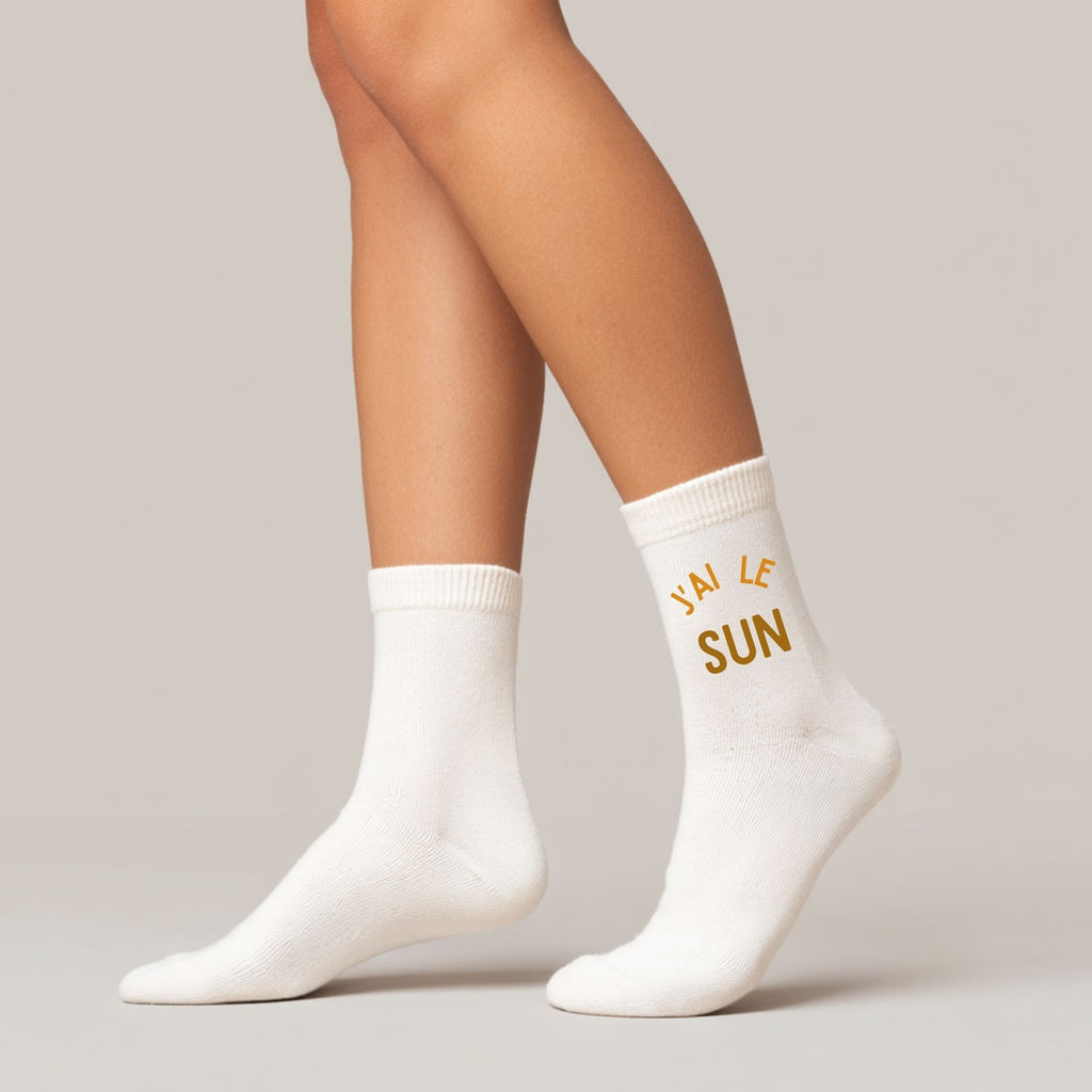 Chaussettes "J'ai le sun"