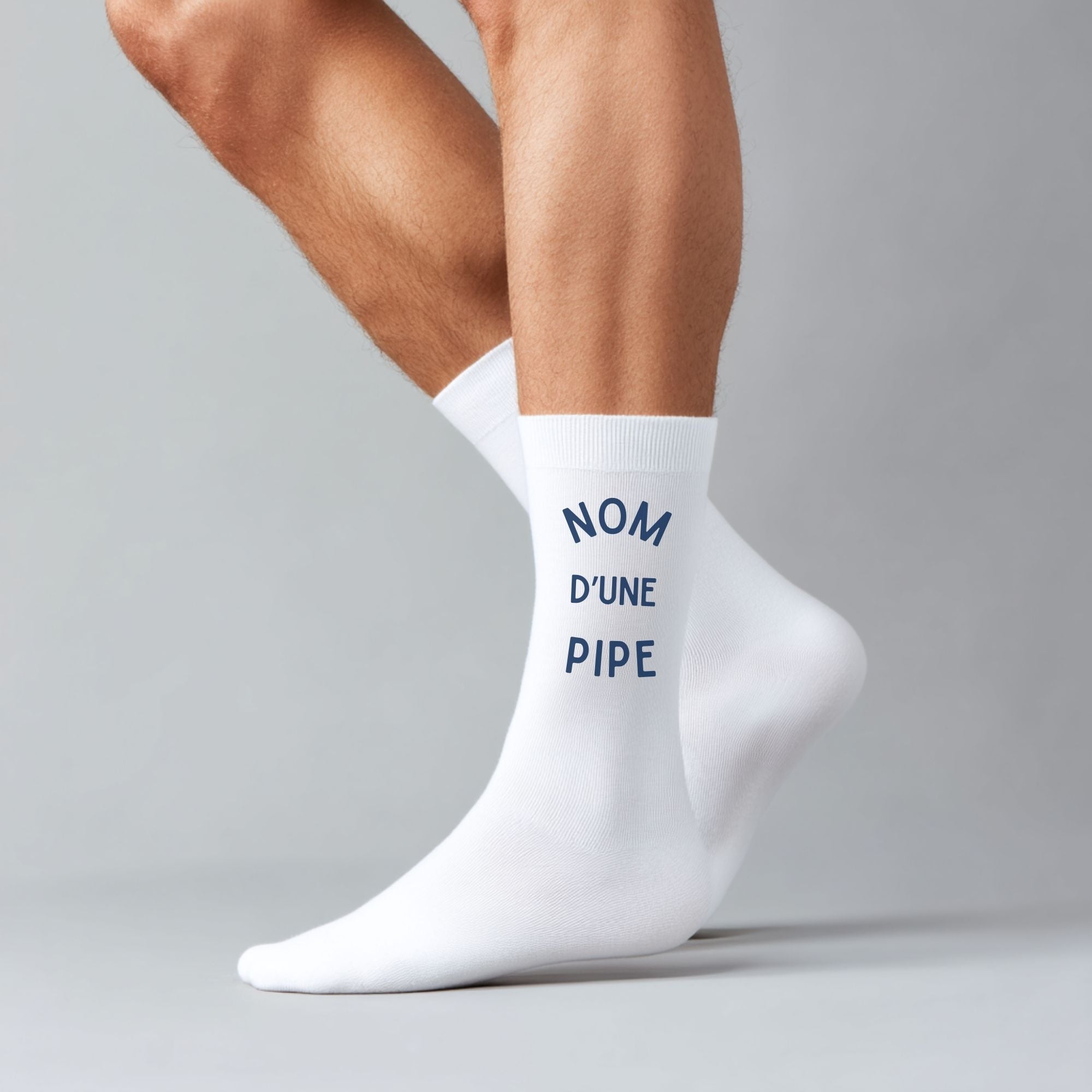 Chaussettes "Nom d'une pipe"
