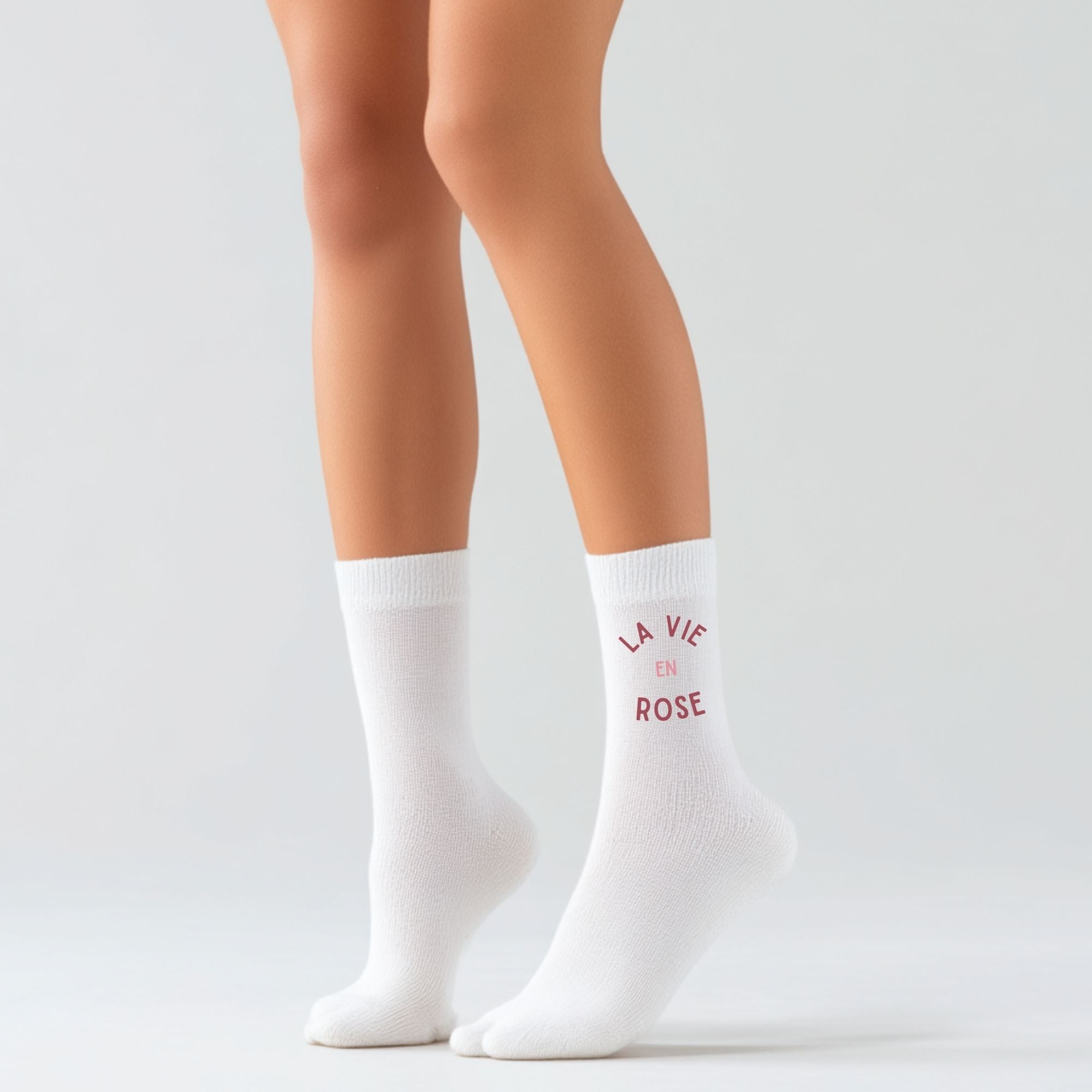 Chaussettes "La vie en rose"